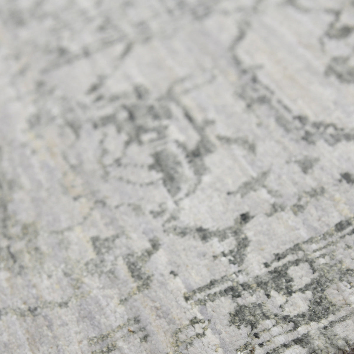 Amer Dazzle DAZ-8 Ivory / Iron area rug - profile view