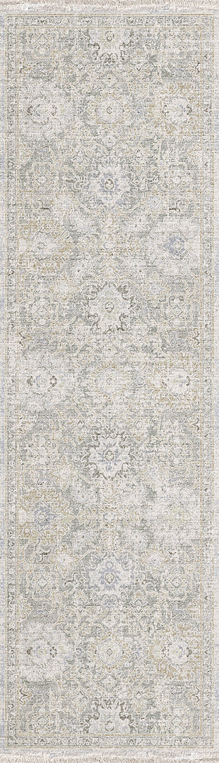 Dynamic Rugs Dharma 12041 Power Loomed Transitional Light Beige/Grey Rug