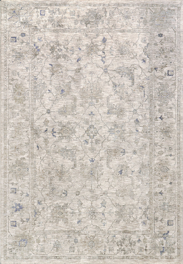 Dynamic Rugs Dharma 12042 Power Loomed Transitional Ivory/Beige Rug - rectangular rug view