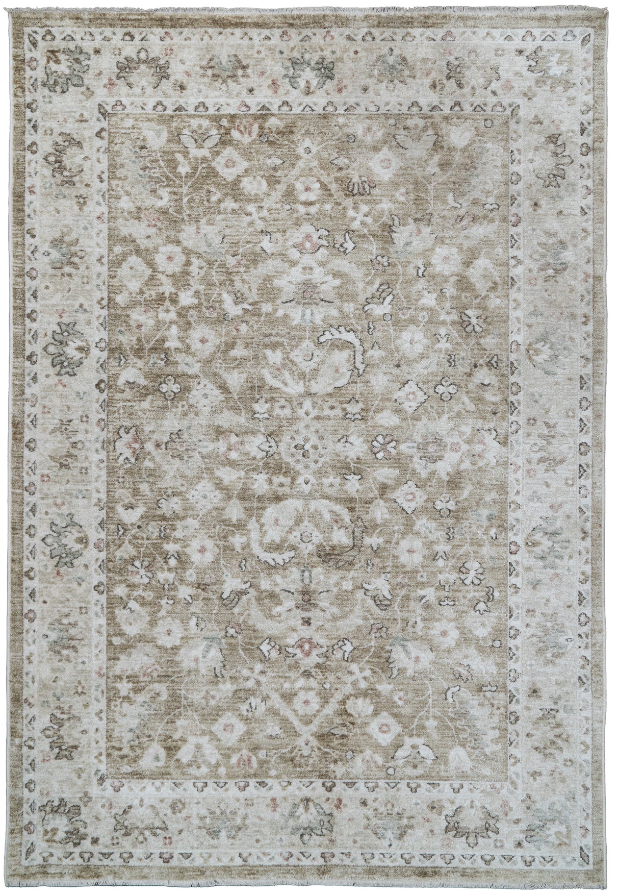 Dynamic Rugs Diamond 10285 Power Loomed Traditional Cream/Gold/Beige Rug