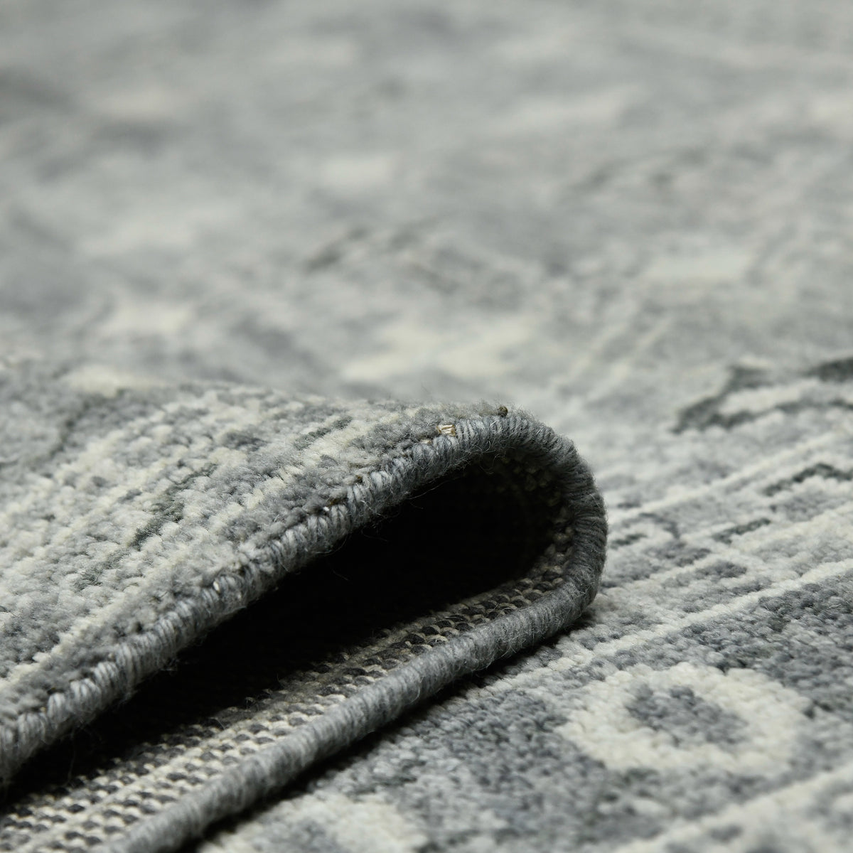 Amer Divine DIV-4 Gray area rug - rolled view