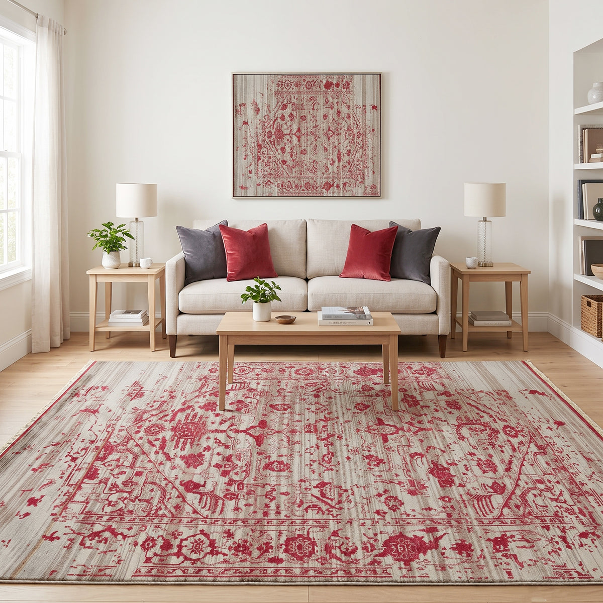Amer Dazzle DQ(HS)-41 Ivory area rug - lifestyle view
