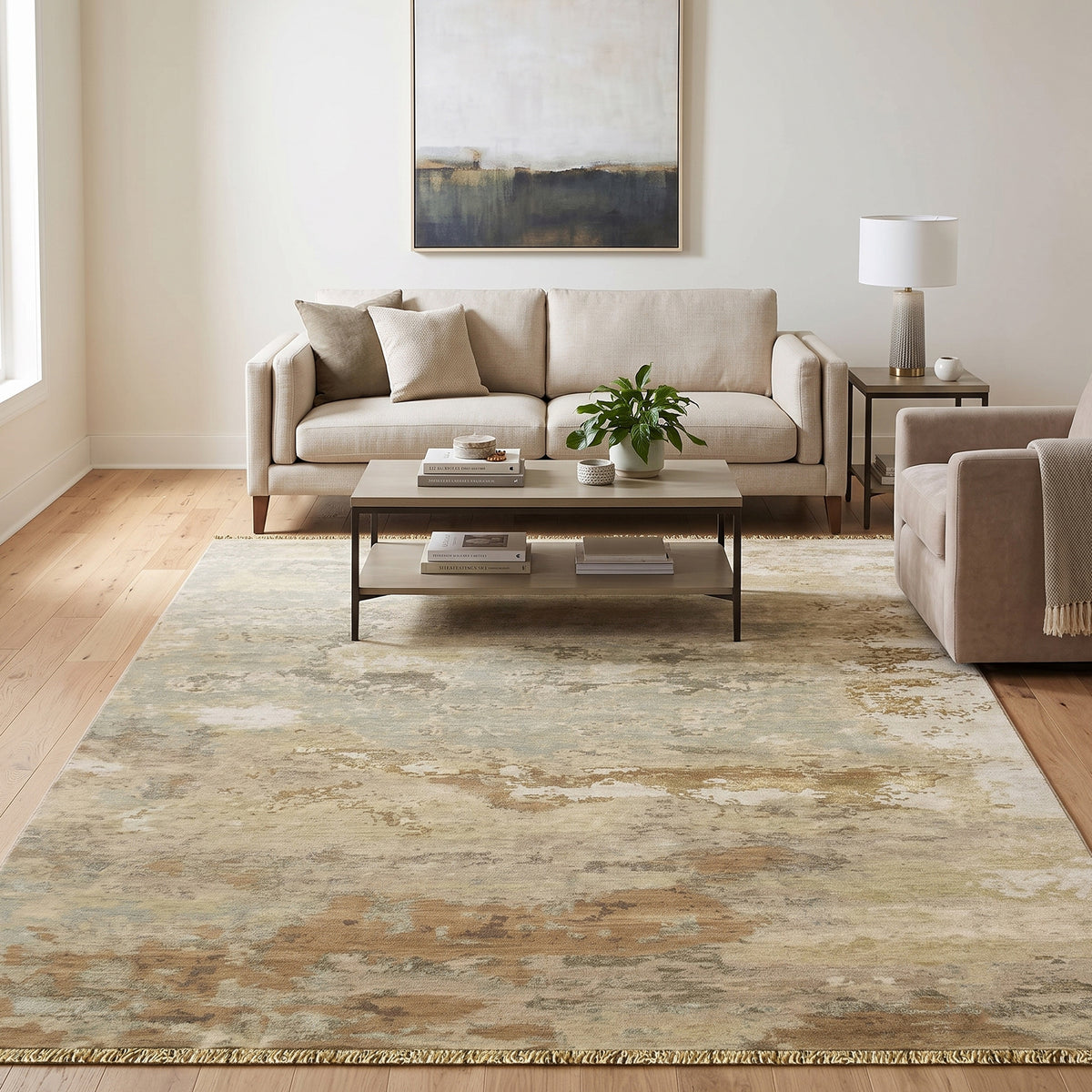 Amer Dazzle DQ(HS)-43 Gray Suit area rug - lifestyle view