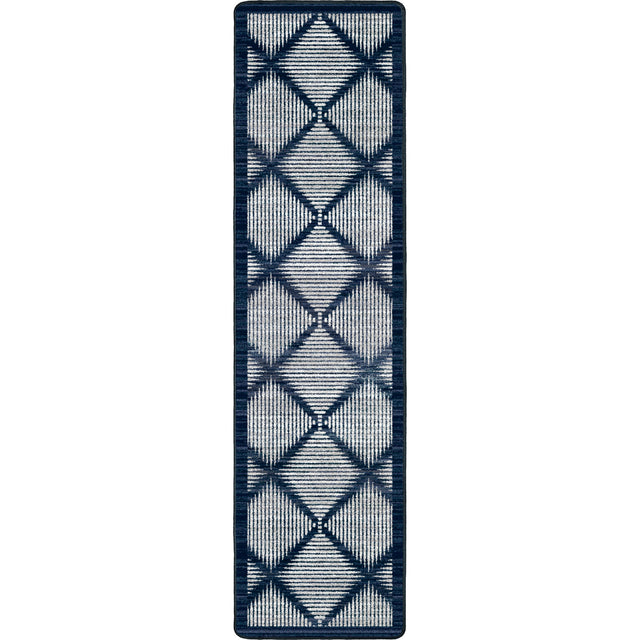American Dakota Diamond Weave Denim Rug