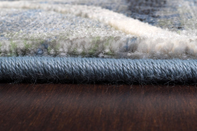 Dynamic Rugs Eclipse 63396 Blue Rugs - pile detail