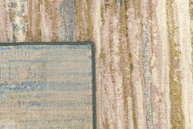 Dynamic Rugs Eclipse 79138 Blue / Grey Rugs - corner detail