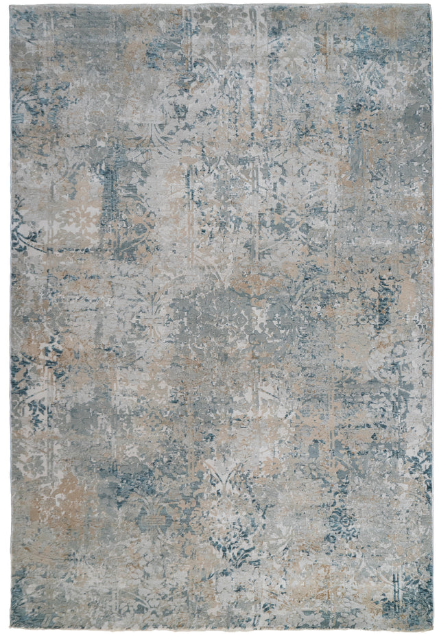 Dynamic Rugs Eden 10944 Power Loomed Modern Cream/Beige/Navy Rug