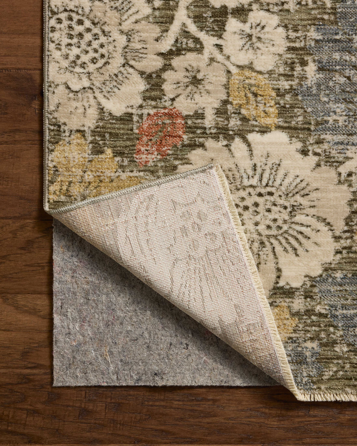 Loloi Eileen ELE-03 Transitional Power Loomed Olive, Multi Rug