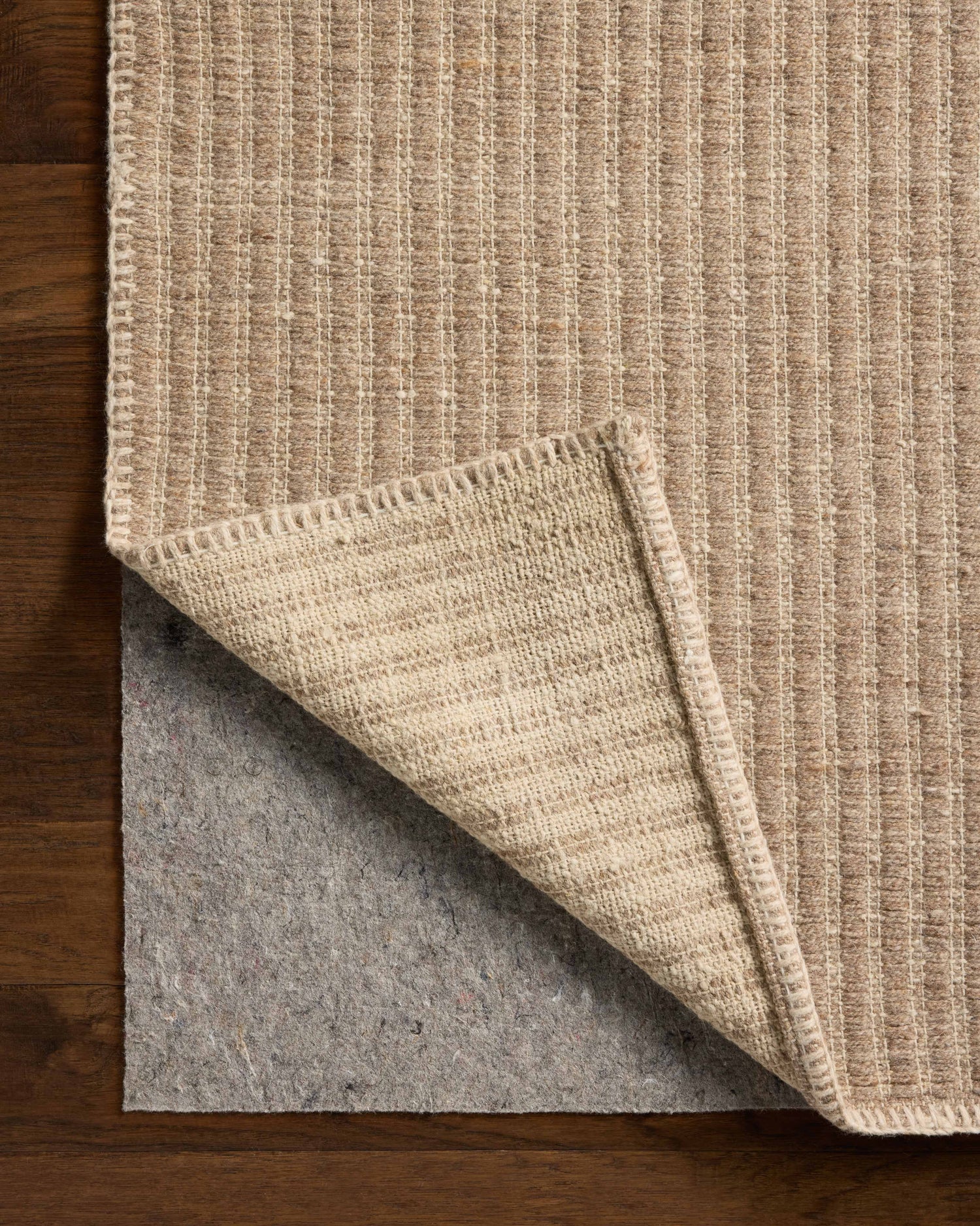 Loloi Elma ELM-01 Contemporary Hand Woven Dove Rug