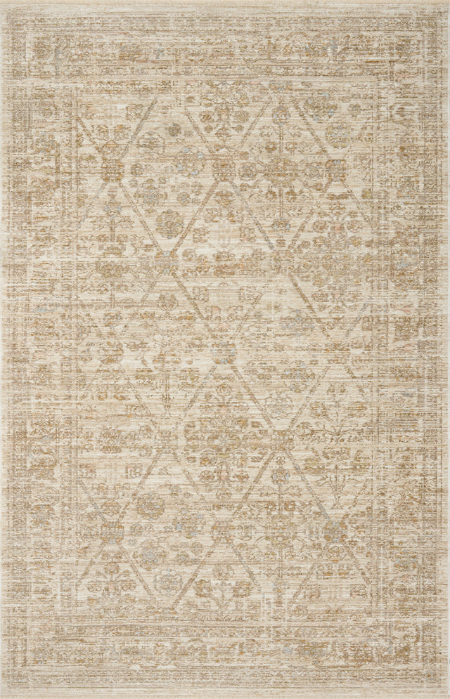 Loloi Elora ELR-01 Traditional Power Loomed Ivory, Multi Rug