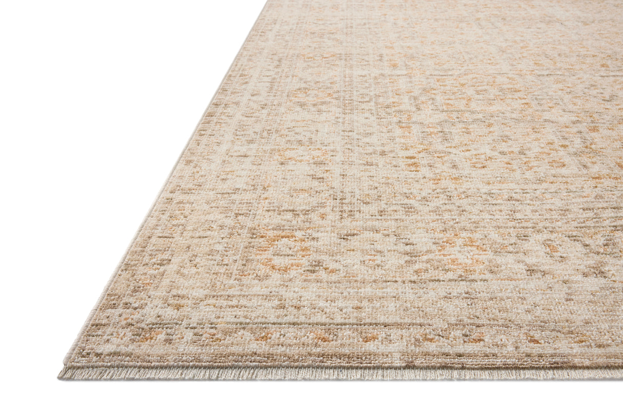 Loloi Elora ELR-03 Traditional Power Loomed Natural, Terracotta Rug