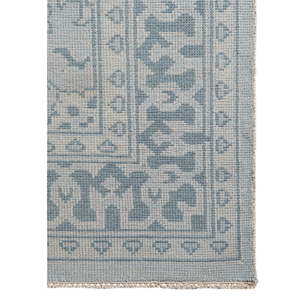 Amer Empress EMP-9 Sky Blue area rug - corner view