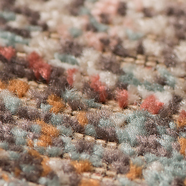 Amer Eternal Farmhouse Medallion Power-Loom Taupe Area Rug