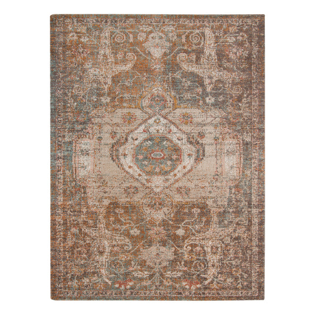 Amer Eternal Farmhouse Medallion Power-Loom Taupe Area Rug