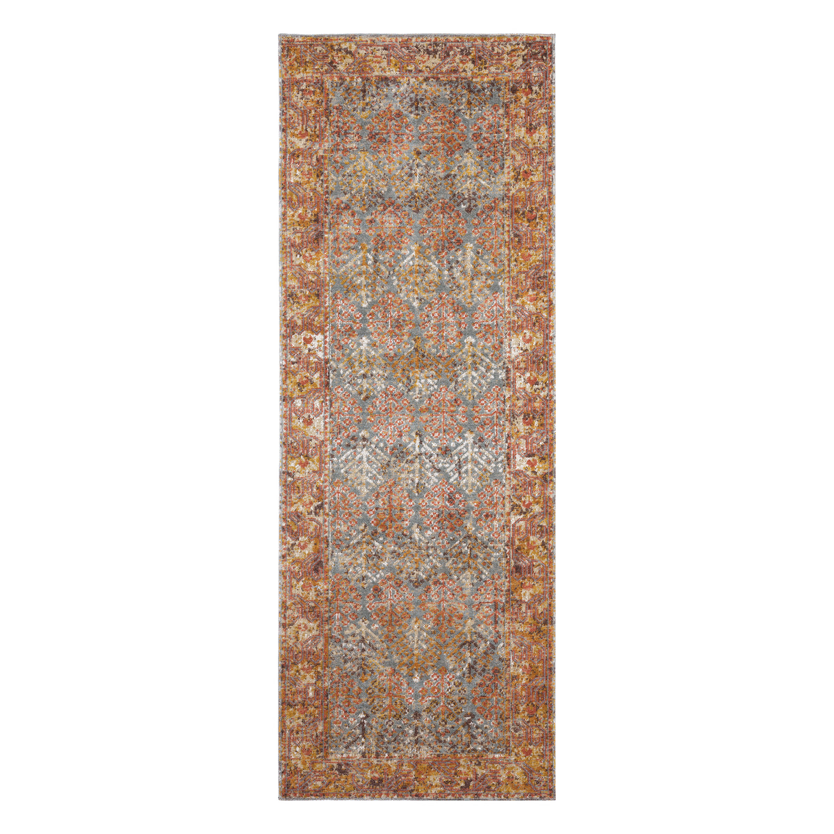 Amer Eternal ETE-15 Sea Blue / Rust area rug - product view