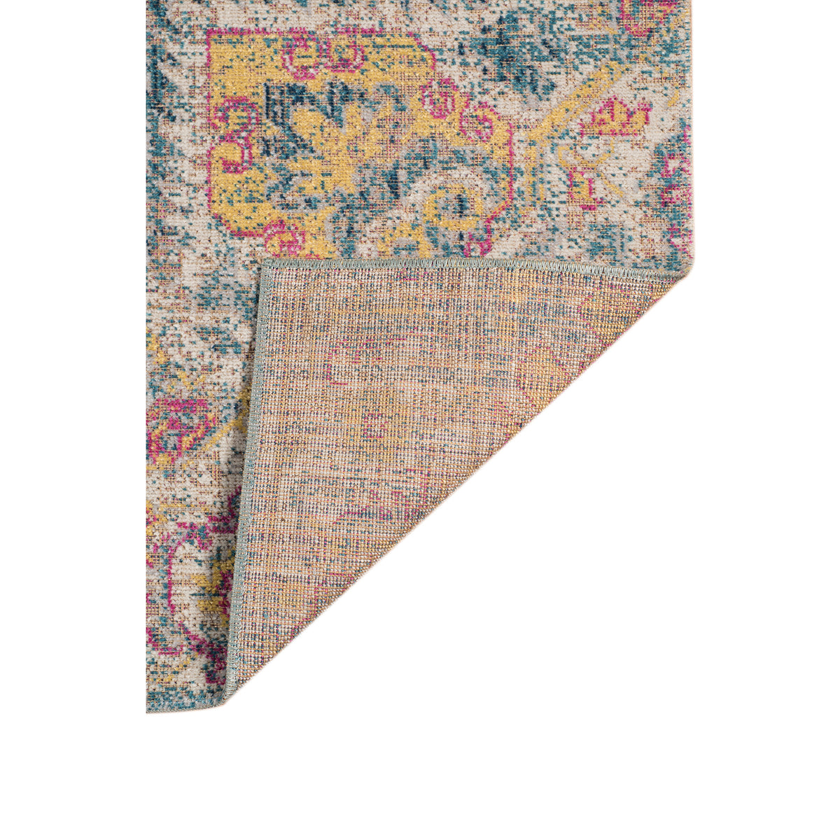Amer Eternal ETE-22 Turquoise Blue area rug - back view