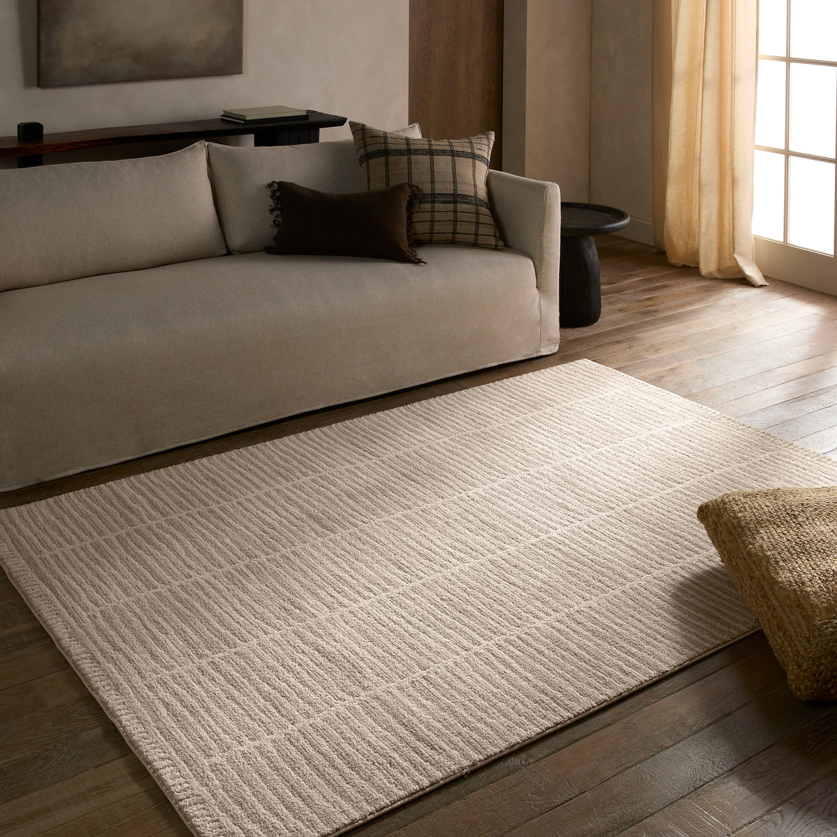 Jaipur Eva EVA08 Tan Powerloomed Rug