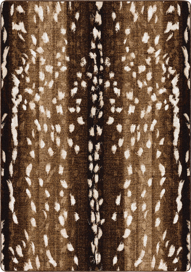 American Dakota Mafaldi Axis Hide Brown Rug