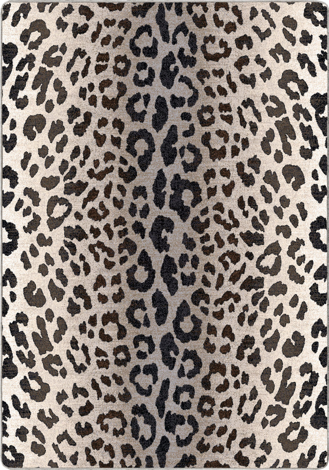 American Dakota Mafaldi Snow Leopard Silver Rug