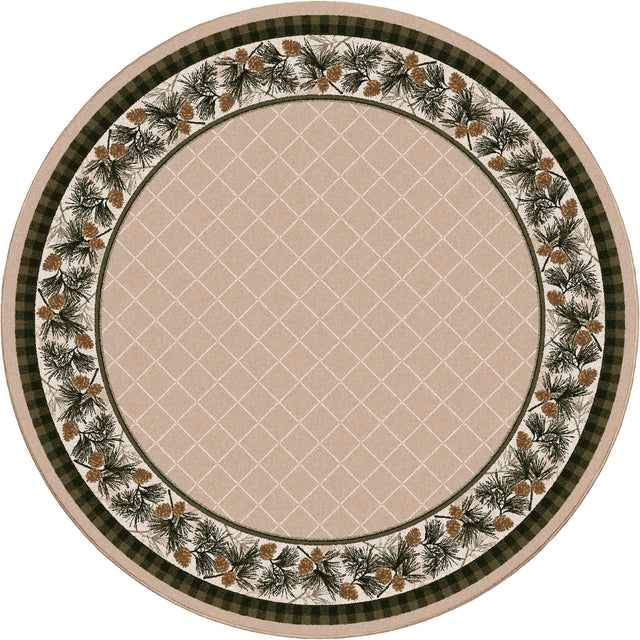 American Dakota Evergreen Lt. Sandstone Rug