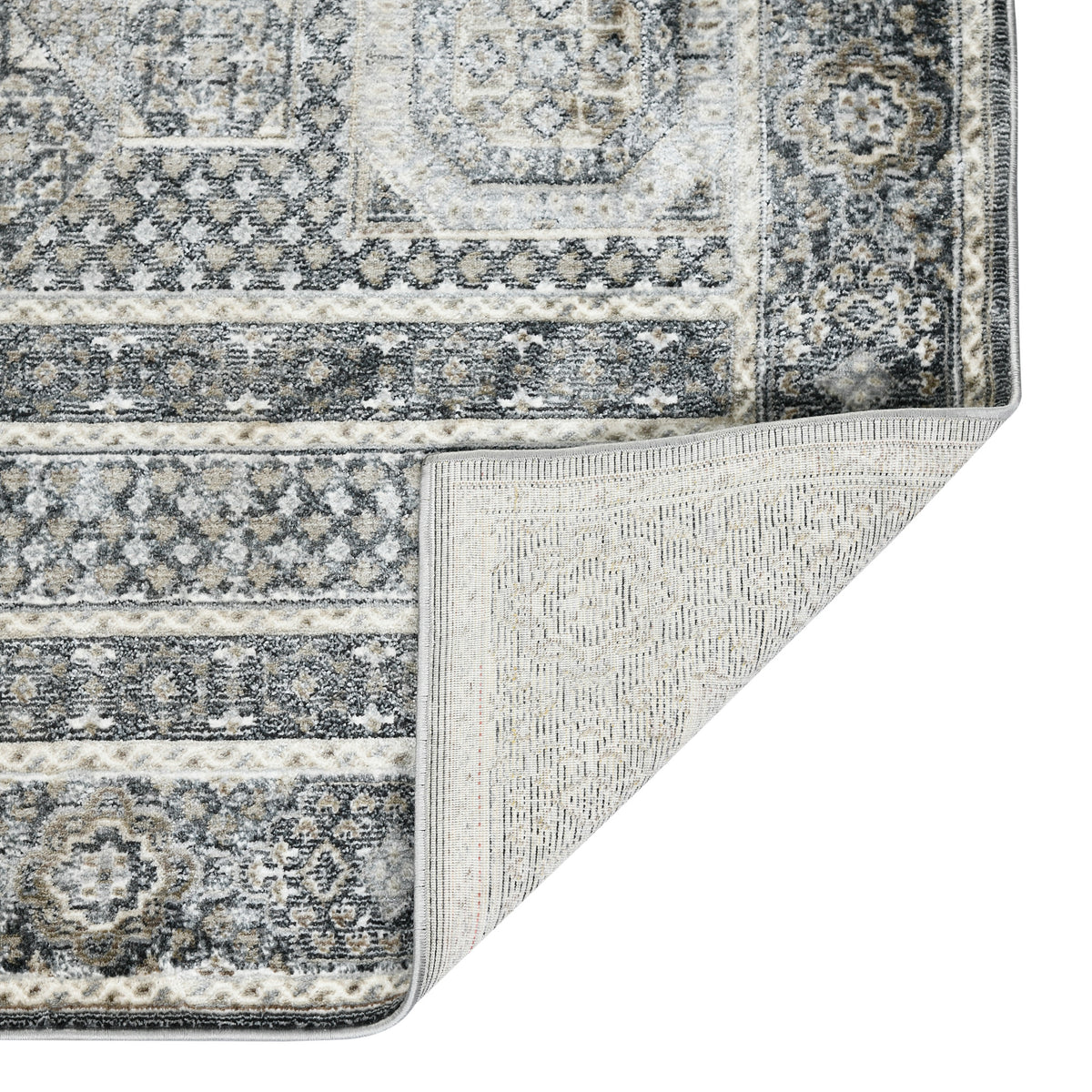 Amer Fairmont FAI-6 Charcoal area rug - back view