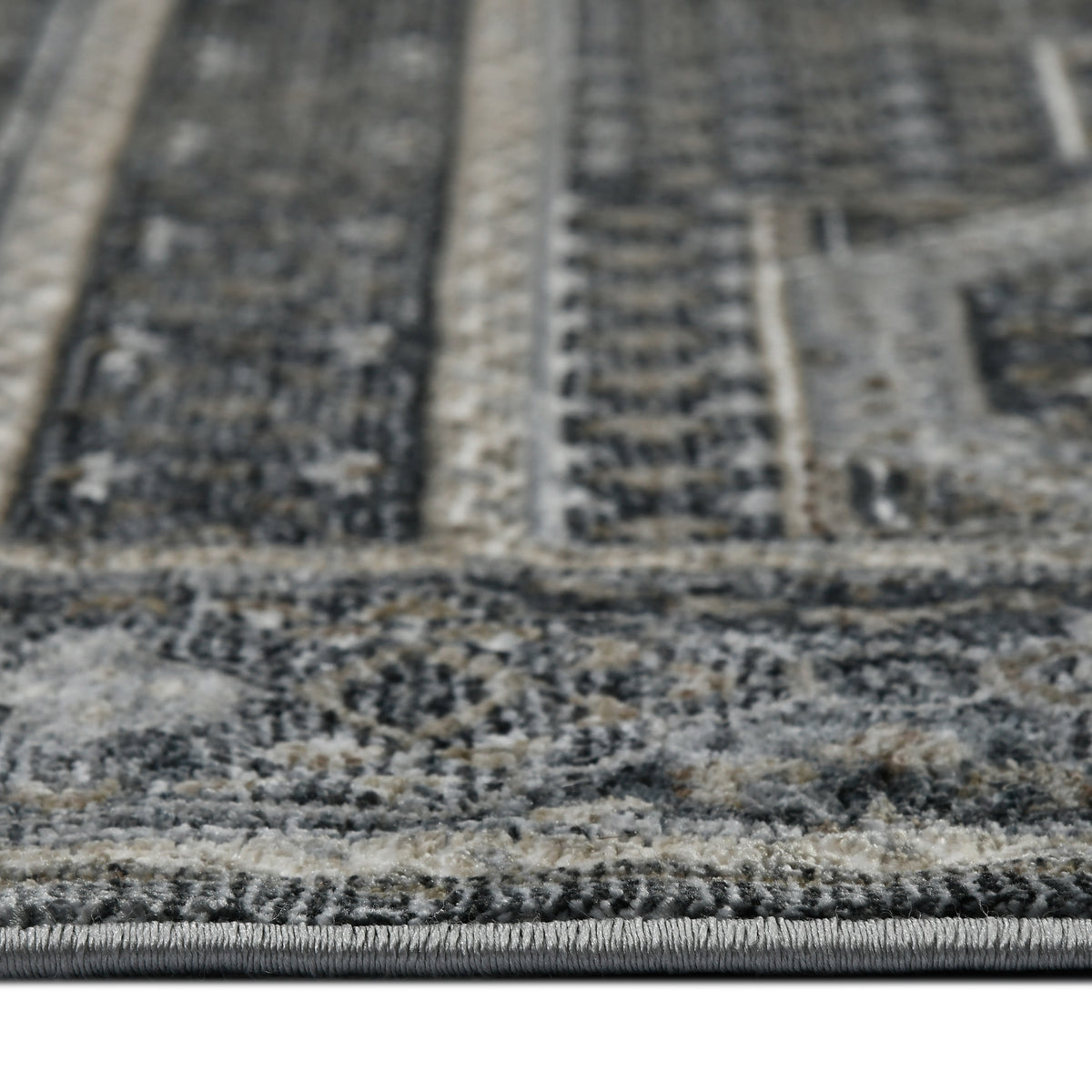 Amer Fairmont FAI-6 Charcoal area rug - profile view