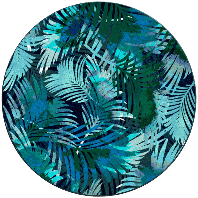 American Dakota Fronds Green Rug