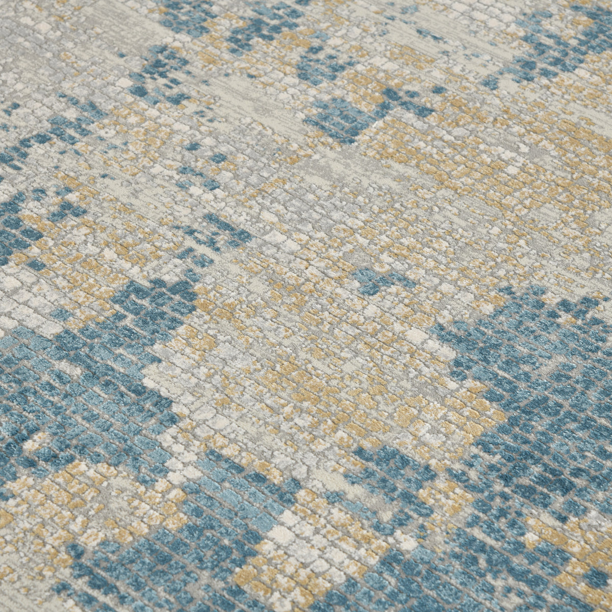 Amer Hamilton HAM-2 Ivory / Blue area rug - close-up view