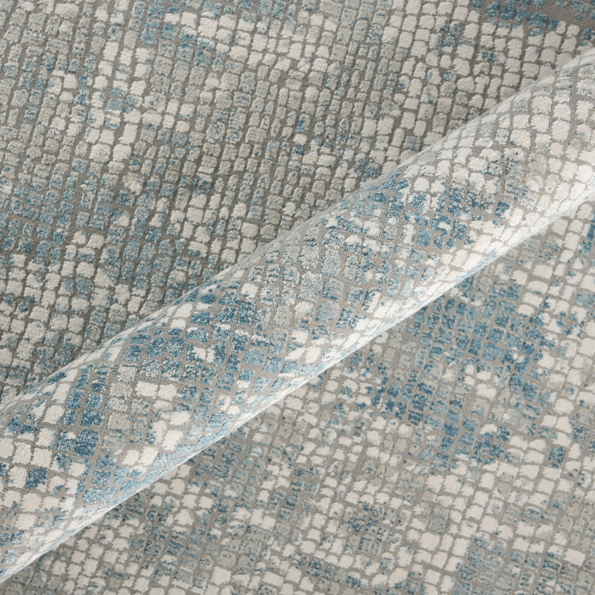 Amer Hamilton HAM-4 Gray / Blue area rug - color swatch view