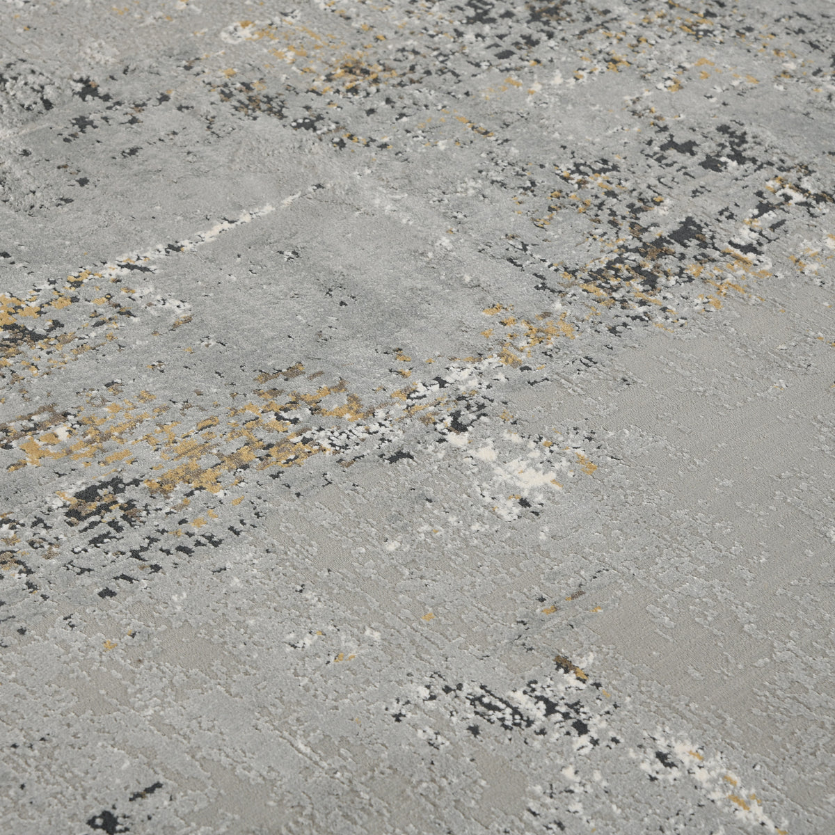 Amer Hamilton HAM-5 Gray / Gold area rug - close-up view