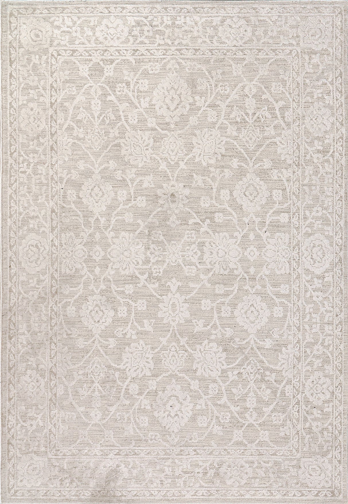 Dynamic Rugs Hamilton 10600 Power Loomed Traditional Cream Rug