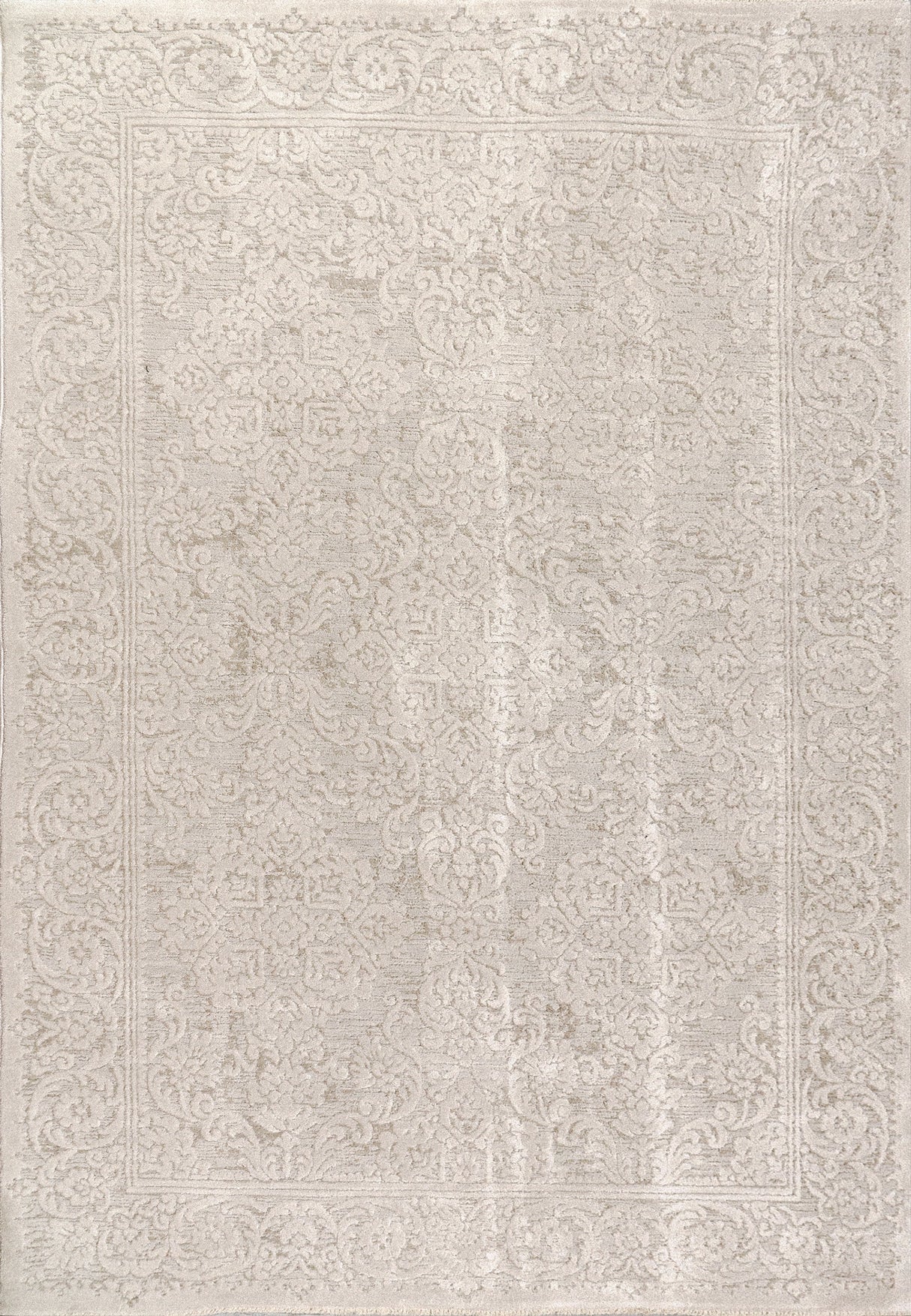 Dynamic Rugs Hamilton 10601 Power Loomed Traditional Cream Rug