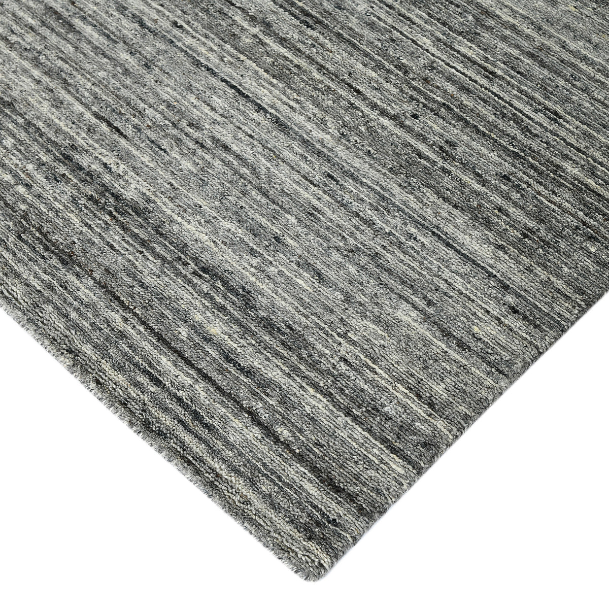 Amer Heaven HEA-6 Dark Gray area rug - corner view
