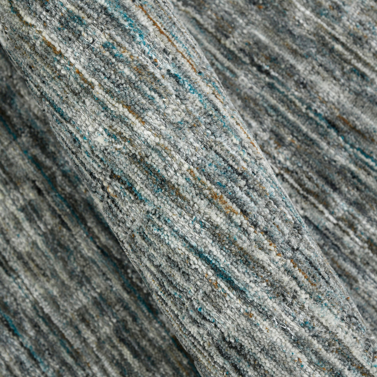 Amer Houston HOU-6 Turq Gray area rug - color swatch view
