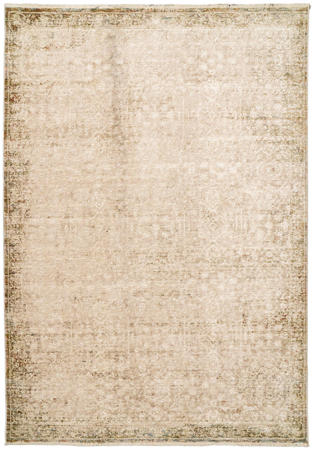 Dynamic Rugs Hudson 1460 Power Loomed Transitional Beige/Cream Rug