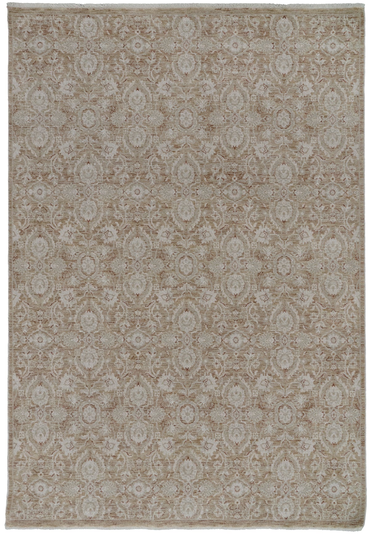 Dynamic Rugs Hudson 1480 Power Loomed Transitional Gold/Cream Rug