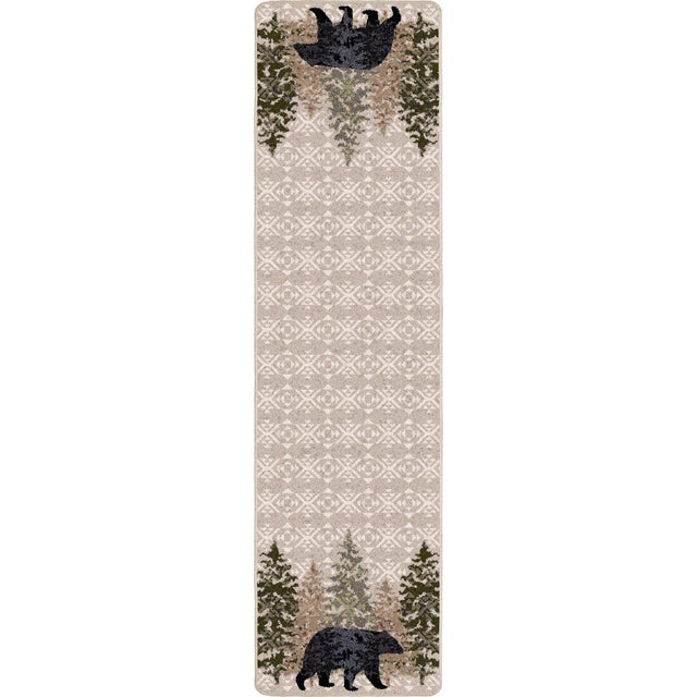American Dakota High Point Bear Stone Rug