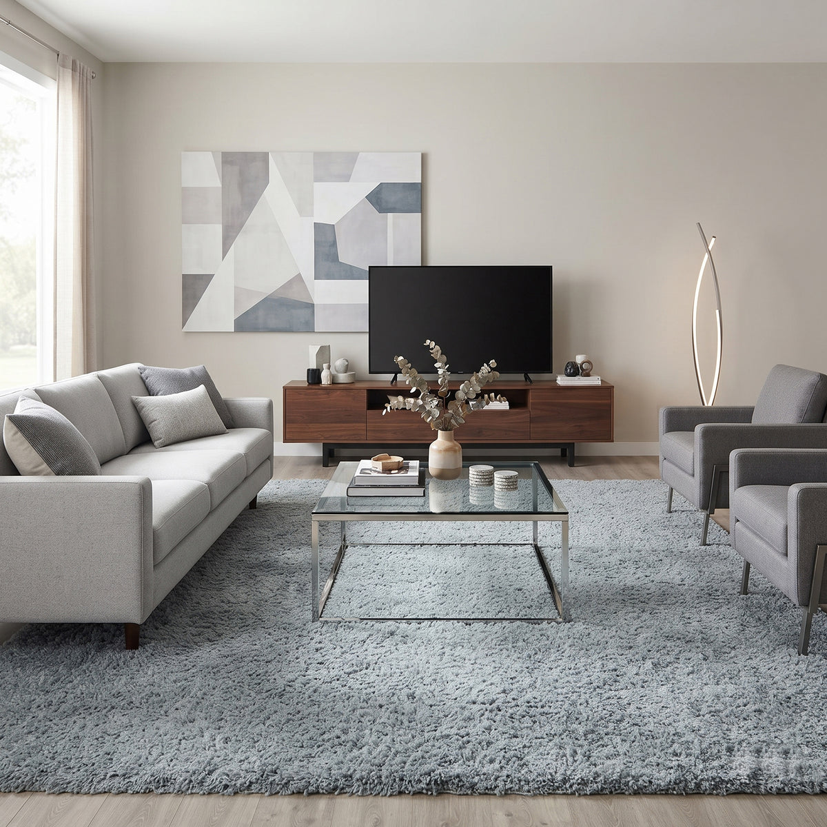 Amer Illustrations ILT-4 Montana Sky area rug - lifestyle view