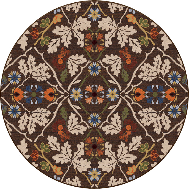American Dakota Infinity Oak Brown Rug