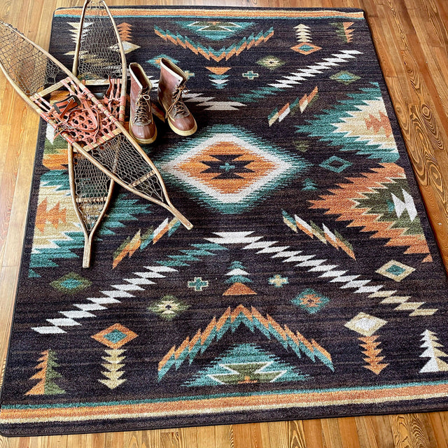 American Dakota Interlaced Horizon Gem Rug
