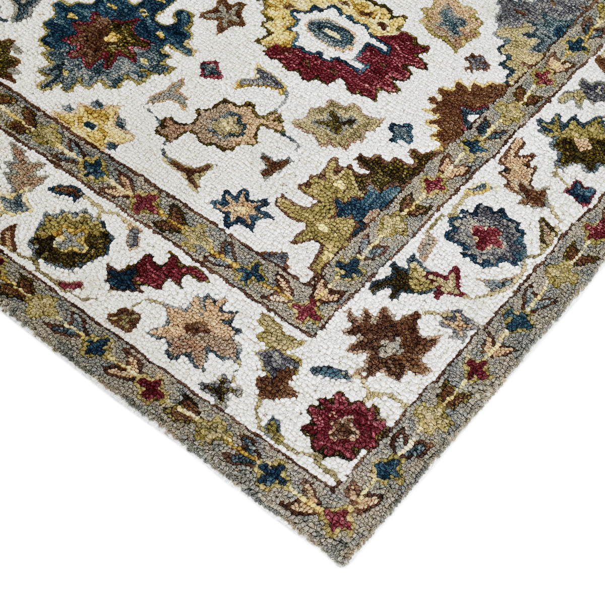 Amer Jackson JAC-1 Ivory area rug - corner view