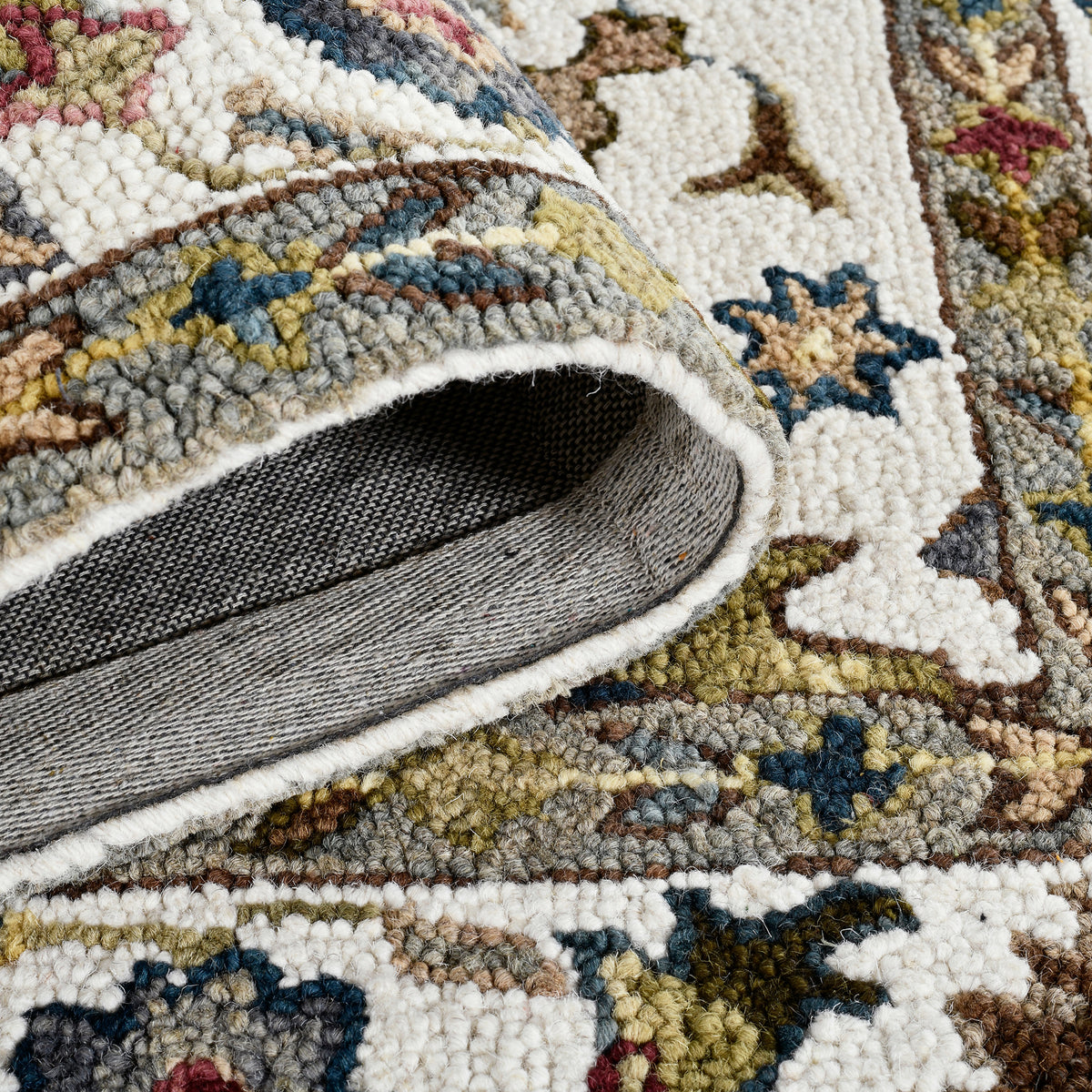Amer Jackson JAC-1 Ivory area rug - rolled view