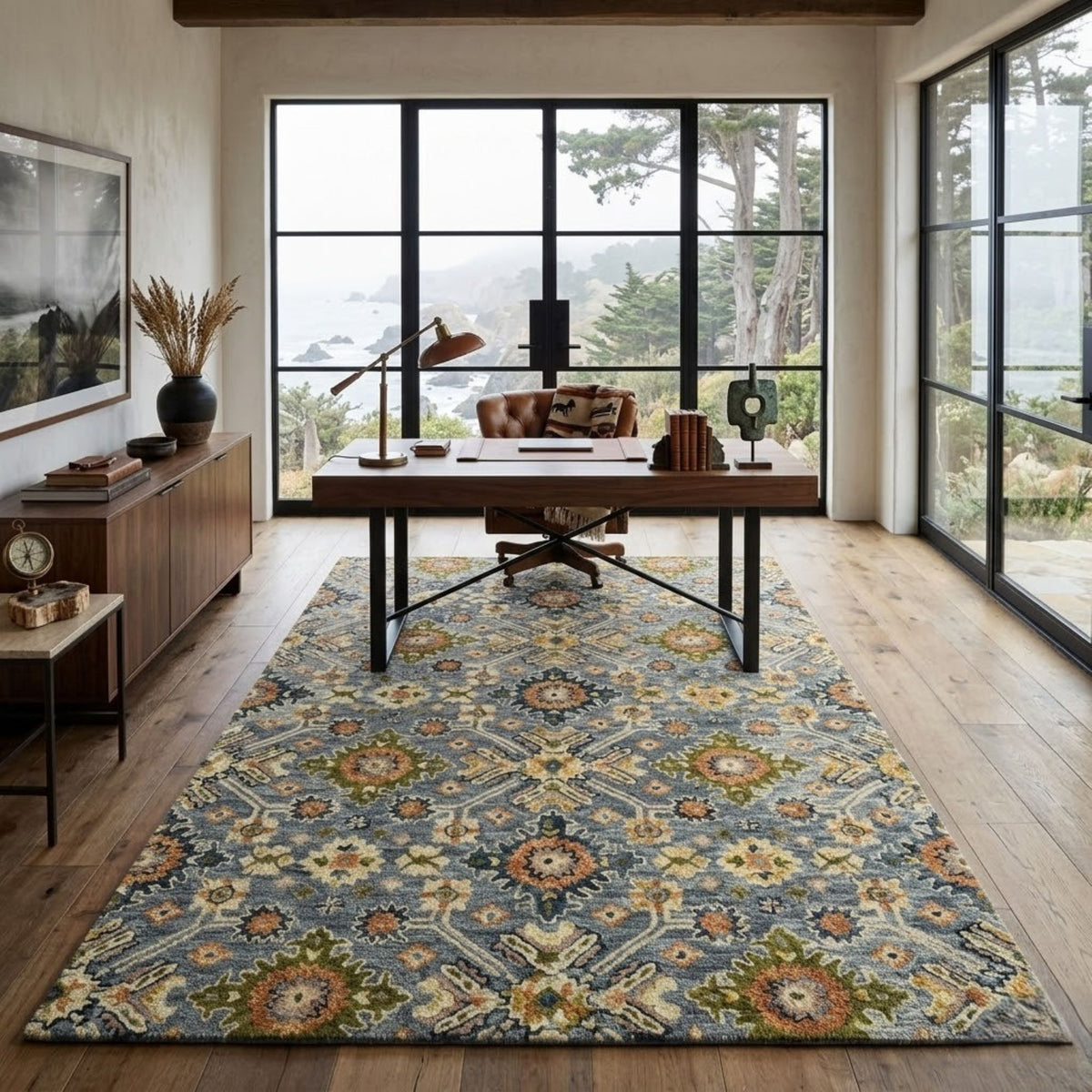 Amer Jackson JAC-5 Gray area rug - lifestyle view