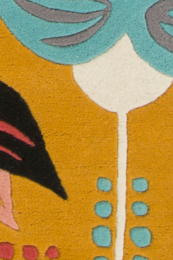 Chandra Jessica Swift Jes-28910 Gold Rug - close-up detail
