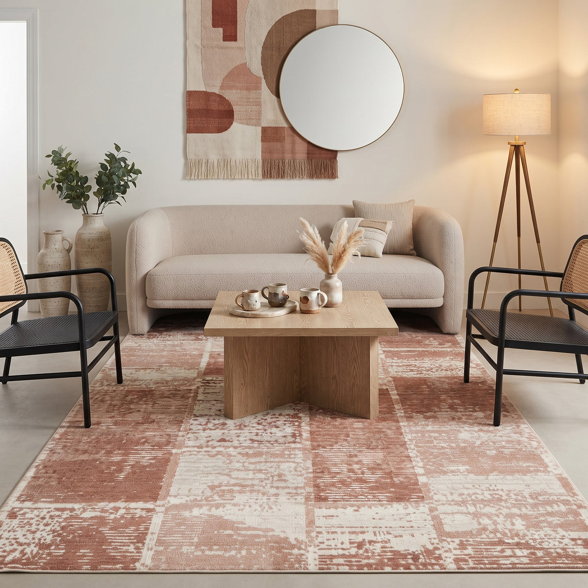 Amer Jordan JOR-7 Sand area rug - lifestyle view