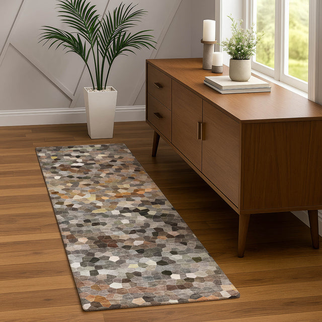 Dalyn Kaleidoscope KL1 Transitional Machine Made Pewter Rug