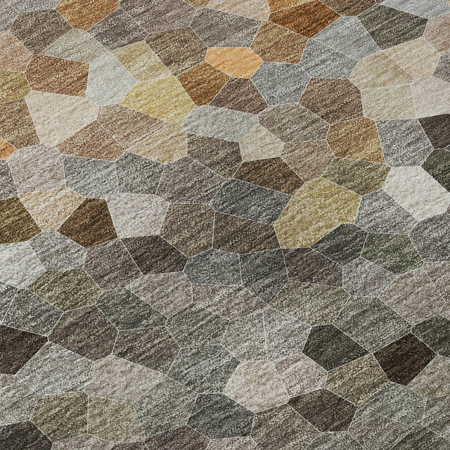 Dalyn Kaleidoscope KL1 Transitional Machine Made Pewter Rug