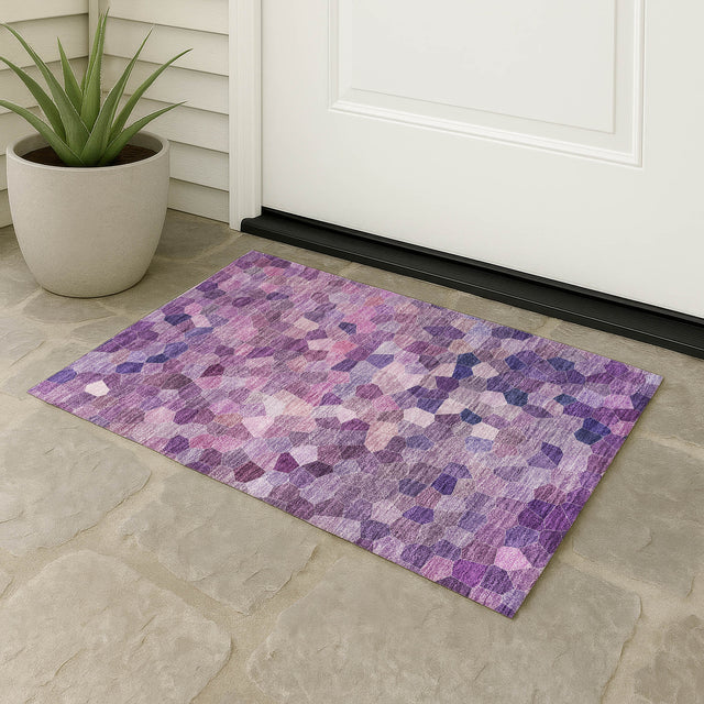 Dalyn Kaleidoscope KL1 Transitional Machine Made Plum Rug
