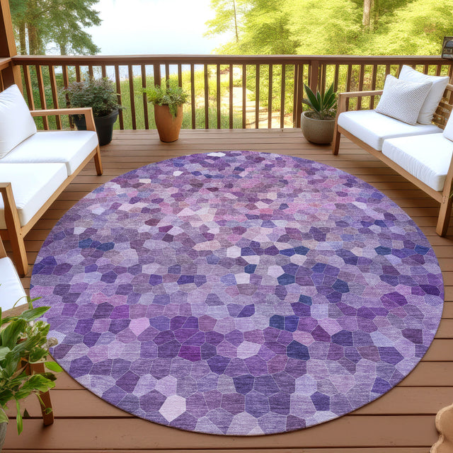 Dalyn Kaleidoscope KL1 Transitional Machine Made Plum Rug