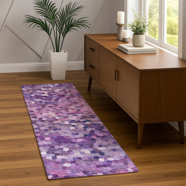 Dalyn Kaleidoscope KL1 Transitional Machine Made Plum Rug